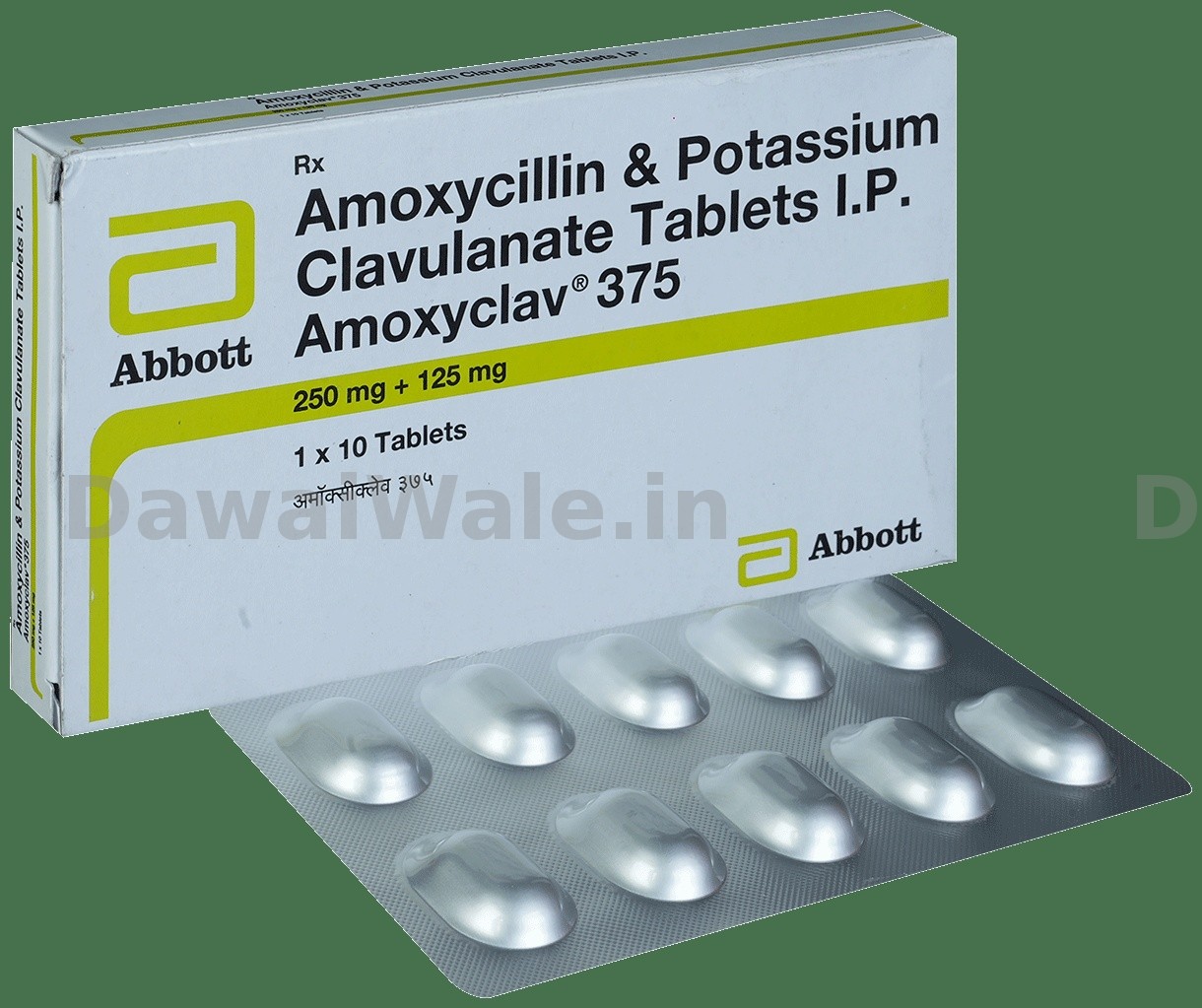 Amoxyclav 375 Strip of 10