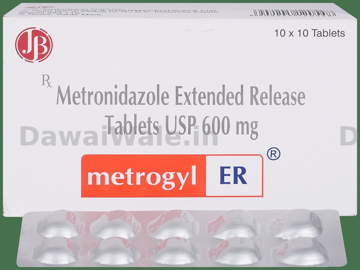 Metrogyl ER strip of 10 Tab