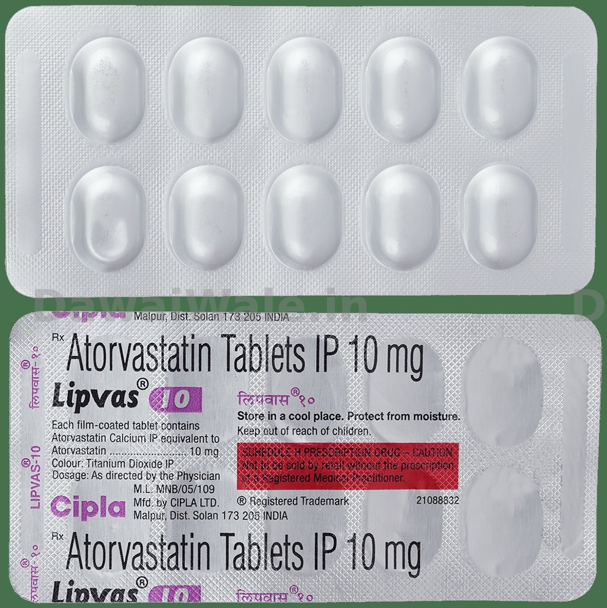 lipvas 10 MG
